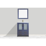Westmount 30" Single Sink Bathroom Vanity Set with Sink and Mirror (Ceramic Top)