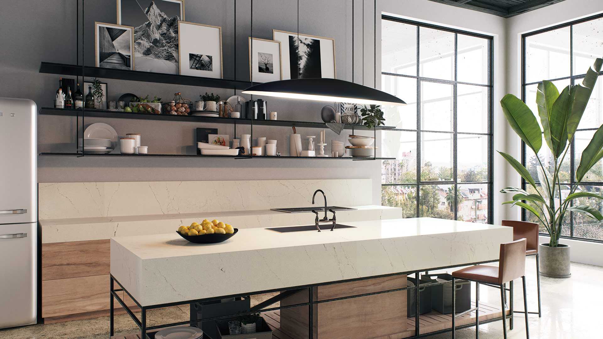 5112 Aterra Blanca Quartz Countertop