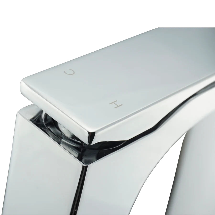 Aqua Cascata Single Lever Bathroom Vanity Faucet