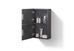 Bliss 14″ Wide by 24″ High Linen Side Cabinet With One Door in Gray Oak Finish