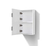 Bliss 14″ Wide by 24″ High Linen Side Cabinet With One Door in Gloss White Finish