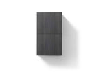 Bliss 14″ Wide by 24″ High Linen Side Cabinet With One Door in High Gloss Gray Oak Finish