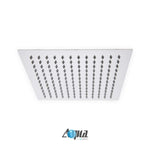 Aqua Piazza Brass Shower Set with 12″ Square Rain Shower and 4 Body Jets
