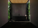 Bradley 60" Matte Black Freestanding Bathtub