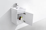 Bliss 16" Wall Mount Modern Bathroom Vanity