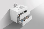 Bliss 30" Wall Mount Modern Bathroom Vanity