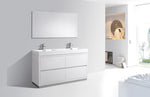 Bliss 60" Double Sink Freestanding Modern Bathroom Vanity