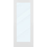 Clear Glass 34-inch x 80-inch x 1-3/8-inch 1-Panel Interior Door Primed White With Tempered Glass