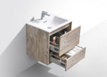 DeLusso 24" Wall Mount Modern Bathroom Vanity