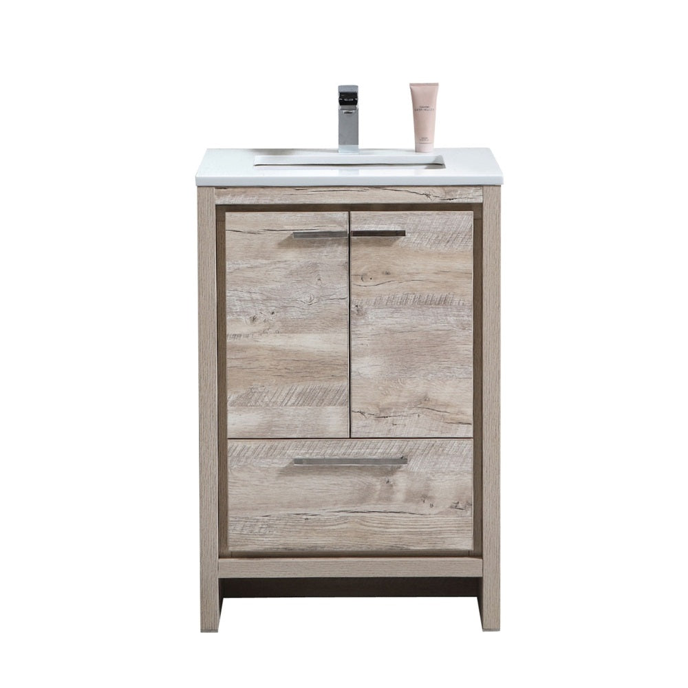 Dolce 24" Modern Bathroom Vanity with Quartz Counter-Top