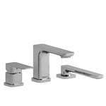 Riobel Equinox 3-Piece Deck-Mount Tub Filler with Hand Shower
