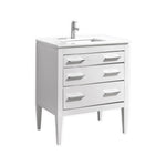 Eiffel 30" Vanity with Quartz Countertop