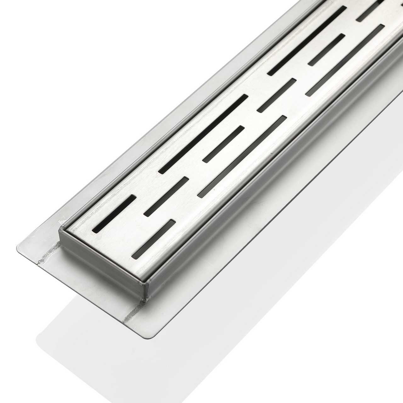 Kube 48″ Linear Drain with Linear Grate