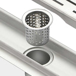 Kube 48″ Linear Drain with Linear Grate