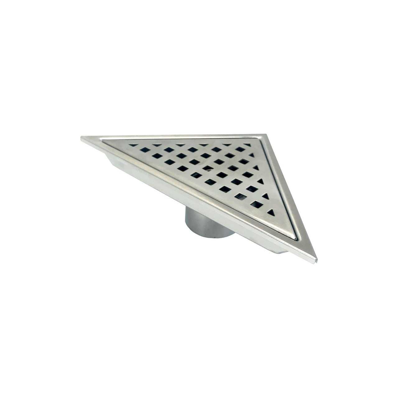 Kube 6.5″ Triangle Stainless Steel Pixel Grate – Chrome