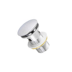 KubeBath Solid Brass Construction Pop-Up Drain With Overflow – Chrome