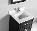 Vanity Art - Noble 24" Single Sink Bathroom Vanity Set with Sink and Mirror