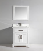 Vanity Art – Noble 30″ Single Sink Bathroom Vanity Set with Sink and Mirror