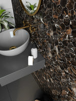 Royale Brushed 2-Handle Wall Mounted Faucet