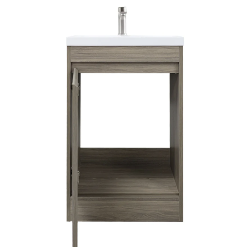 Tesoro 20" Powder Room Bathroom Vanity With Single Sink Top