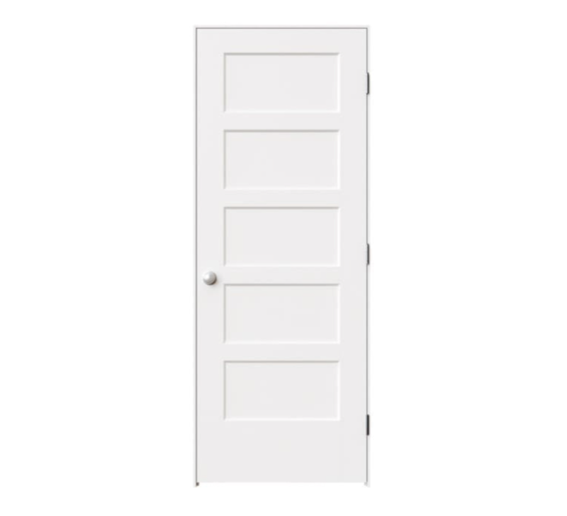 Shaker 5-Panel Solid Door (Pre-Hung)-80"