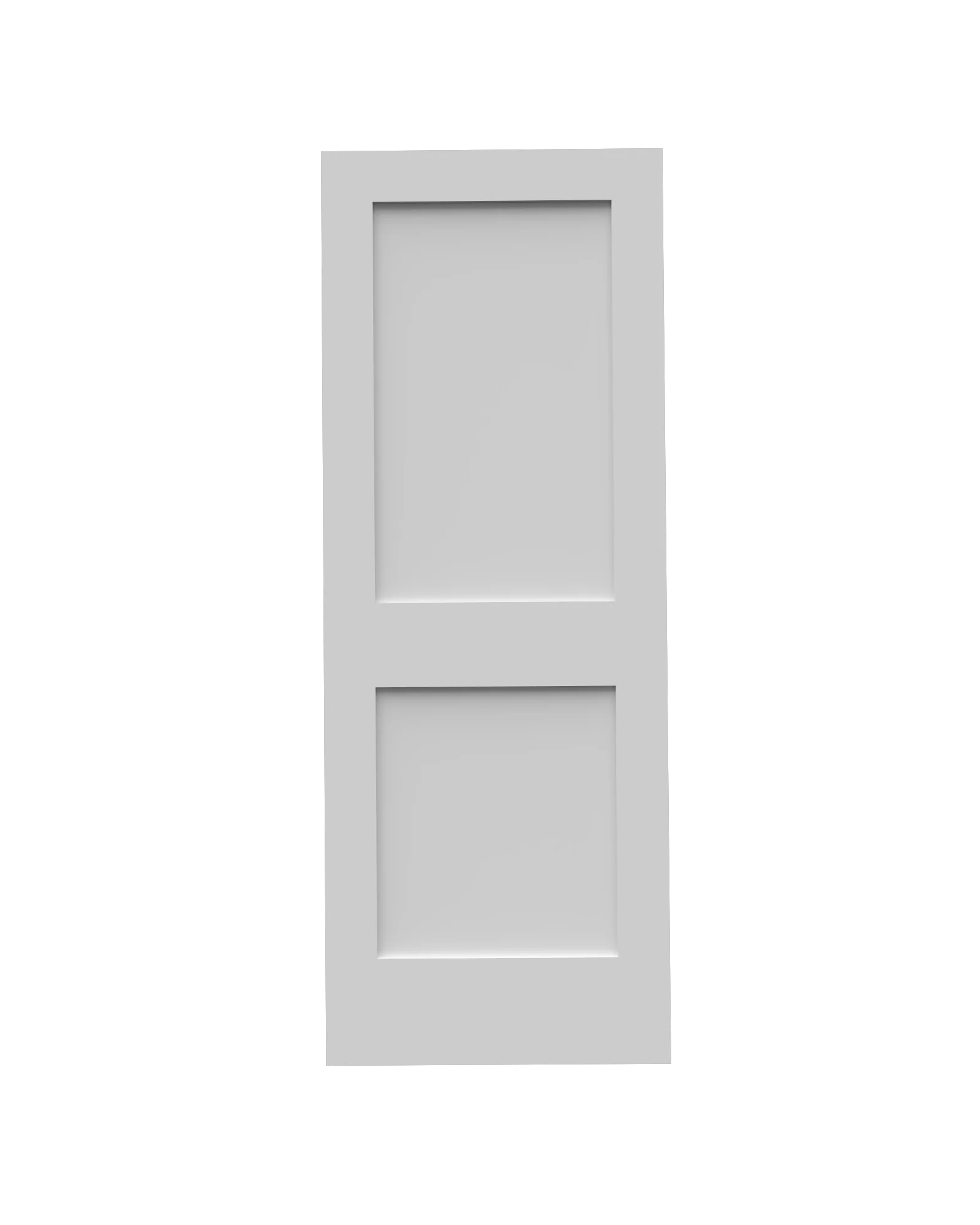 Shaker 2-Panel 24-inch x 80-inch x 1-3/8-inch Solid Core Interior Door