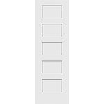 Shaker 5-Panel 26-inch x 80-inch x 1-3/8-inch Solid Core Interior Door