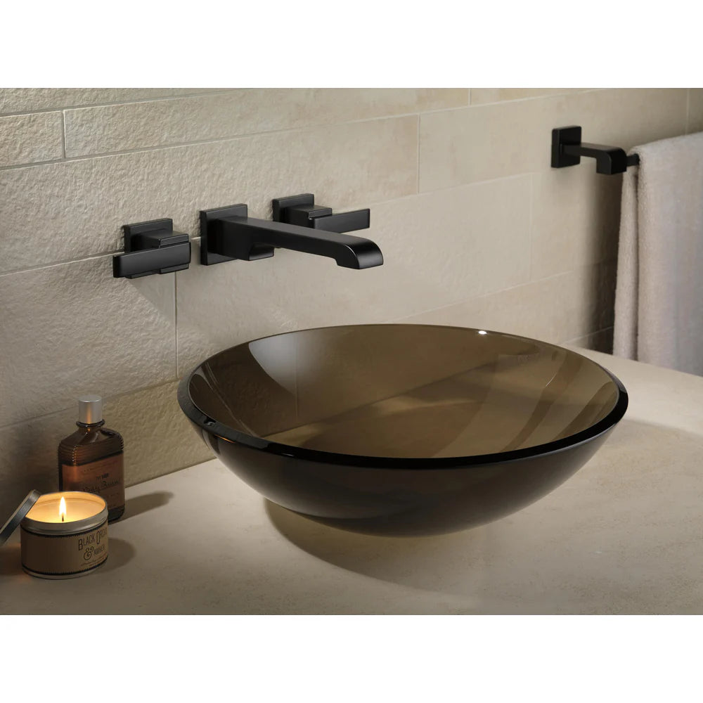 Delta Ara Two Handle Wall Mount Bathroom Faucet Trim