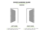 Frosted Glass 5-Panel Door (Pre-Hung)-80"