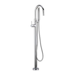 Chrome Goose Neck Soaker Tub Filler