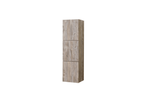 Bliss 18″ Wide by 59″ High Linen Side Cabinet With Three Doors in Nature Wood Finish