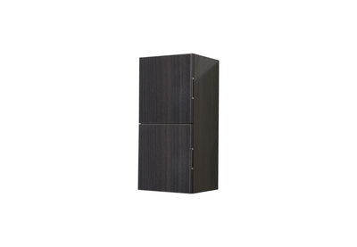 Bliss 12ā³ Wide by 28ā³ High Linen Side Cabinet With Two Doors in Gray Oak Finish