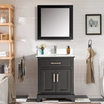 Vanity Art – Noble 30″ Single Sink Bathroom Vanity Set with Sink and Mirror