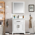 Vanity Art – Noble 30″ Single Sink Bathroom Vanity Set with Sink and Mirror