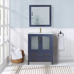 Westmount 30" Single Sink Bathroom Vanity Set with Sink and Mirror (Ceramic Top)