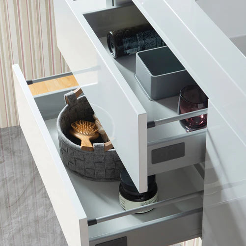 Vanity Art - Juliet 60" LED Lighted Wall-Mount Double Sink Bathroom Vanity