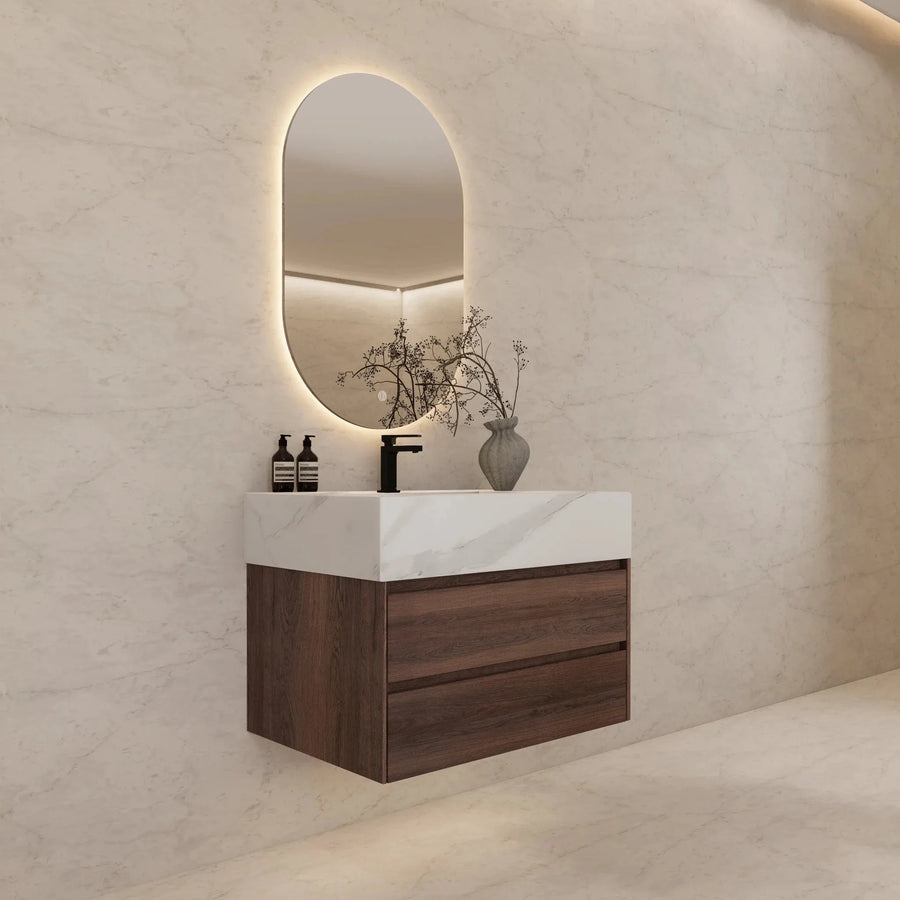 Aventino sintered-stone top — close-up of countertop surface