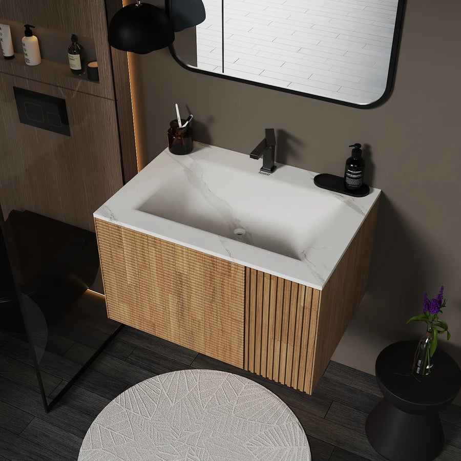 Aventino basin and stone surface — clean finish