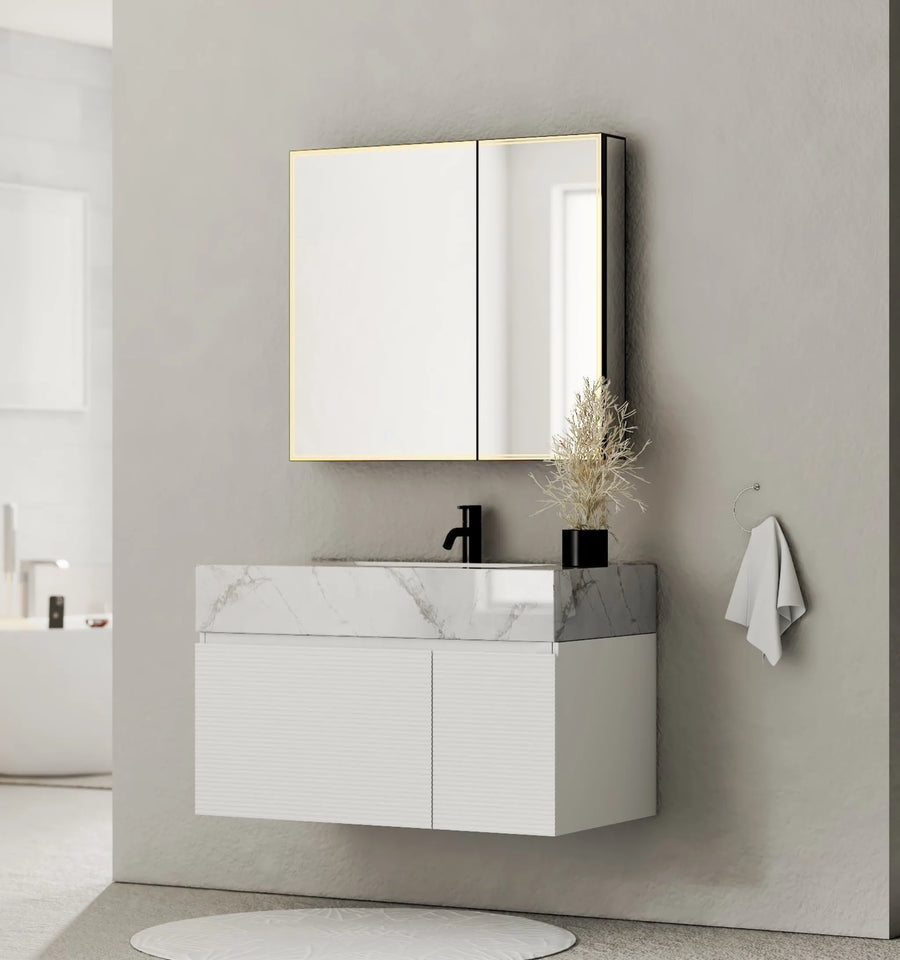 Aventino basin and stone surface — clean finish