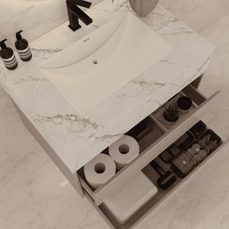 Aventino basin and stone surface — clean finish