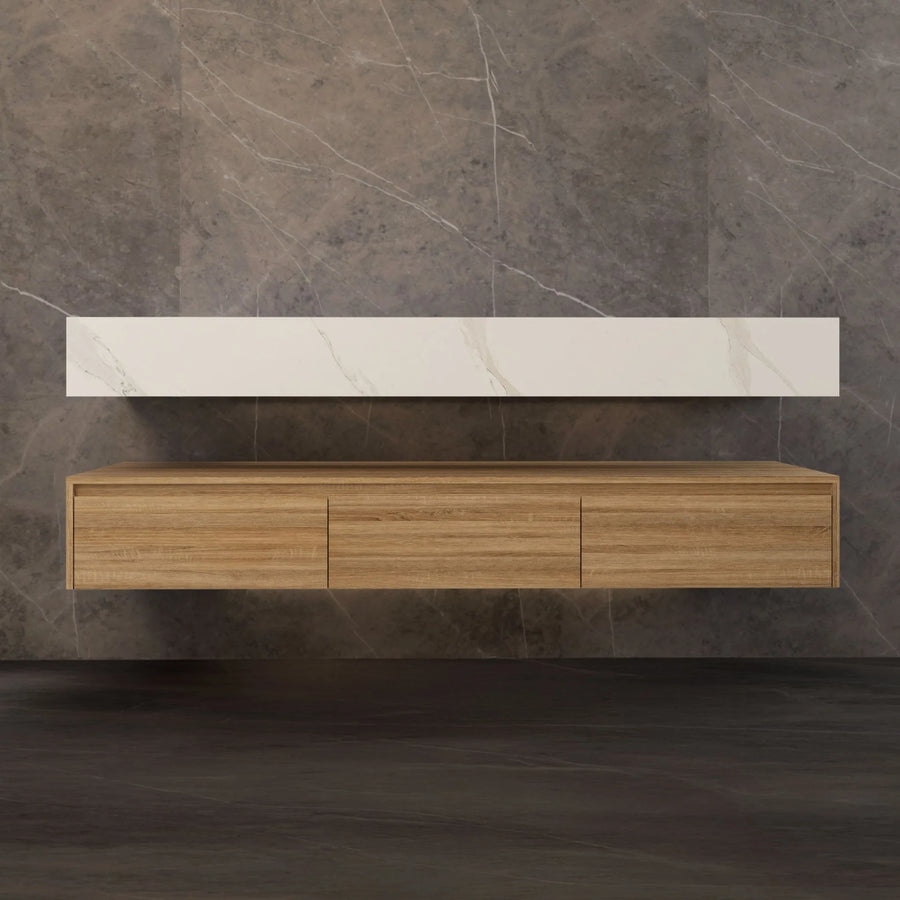 Aventino vanity in bathroom setting — dimensional context