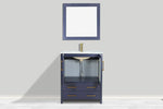 Westmount 30" Single Sink Bathroom Vanity Set with Sink and Mirror (Ceramic Top)