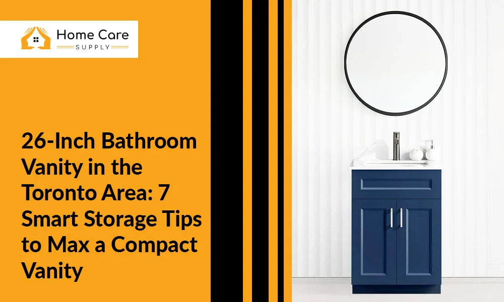26-Inch Bathroom Vanity in the Toronto Area: 7 Smart Storage Tips to Max a Compact Vanity