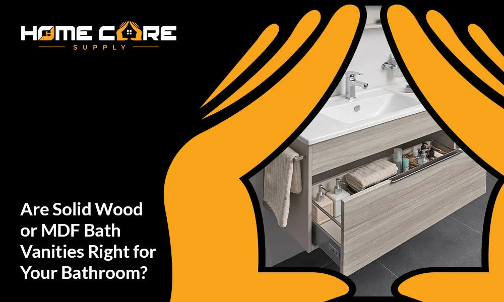 Bath Vanities in Vaughan: Is Solid Wood or MDF Right for Your Bathroom?