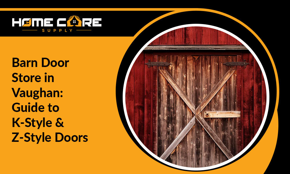 Barn Door Store in Vaughan: K-Style & Z-Style Barn Doors Explained