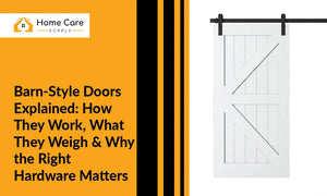 Barn-Style Doors Explained: How They Work, What They Weigh & Why the Right Hardware Matters