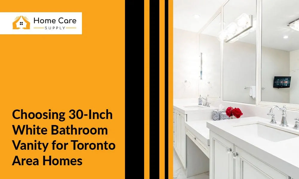 30-Inch White Bathroom Vanity