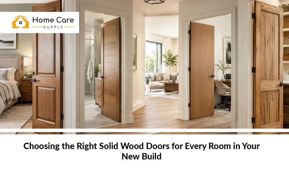 Choosing the Right Solid Wood Doors for Every Room in Your New Build