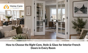 How to Choose the Right Core, Style & Glass for Interior French Doors in Every Room