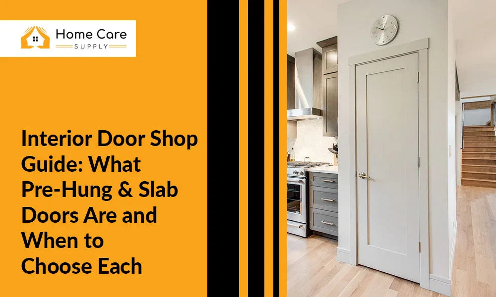 Interior Door Shop Guide: What Pre-Hung & Slab Doors Are and When to Choose Each